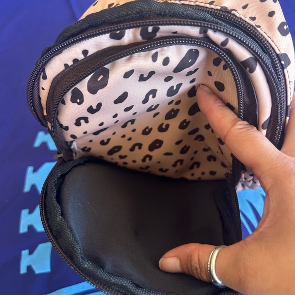 Fighting Eel Tan and Black Patterned Crossbody Bag - Picture 4 of 12